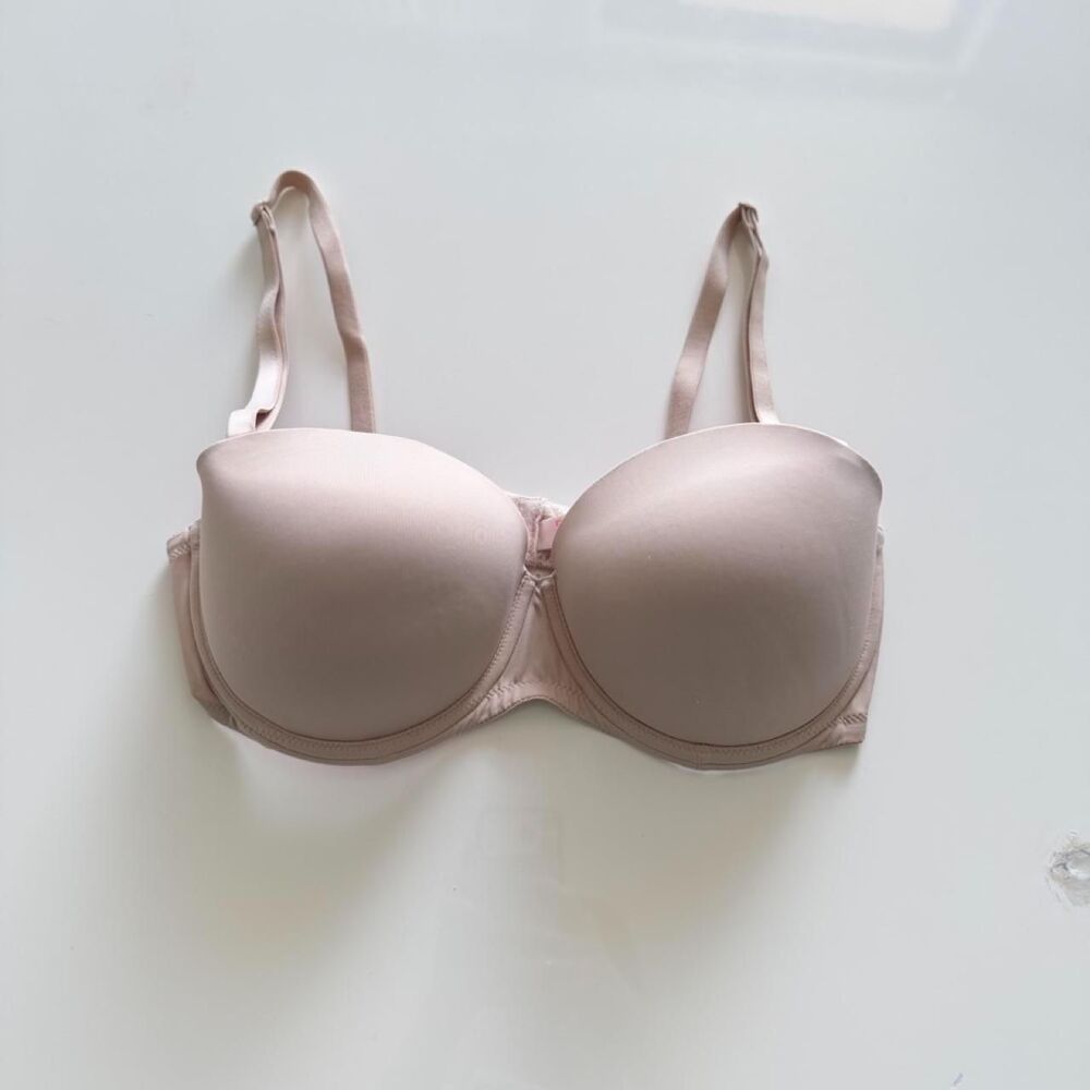 Victoria-s-secret Women's Tan and Pink Bra
